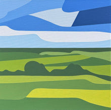 Load image into Gallery viewer, Over the Fields No.2 - Original Painting 16 x 16"
