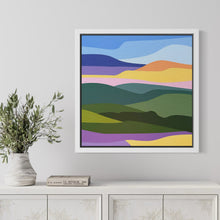 Load image into Gallery viewer, Over the Lavender Fields - Original Painting 16 x 16"
