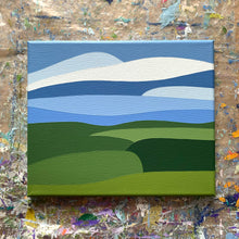 Load image into Gallery viewer, Over the Fields - Original painting 12 x 10&quot;
