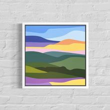 Load image into Gallery viewer, Over the Lavender Fields - Original Painting 16 x 16"
