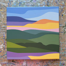 Load image into Gallery viewer, Over the Lavender Fields - Original Painting 16 x 16"
