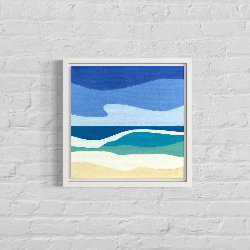 Quiet Shore - Original Painting 8 x 8