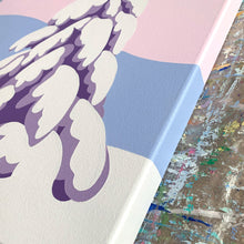 Load image into Gallery viewer, Snowy Tree in the Alpenglow - Original Winter Painting 20 x 30&quot;
