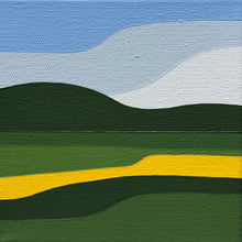 Load image into Gallery viewer, Spring Fields Mini - Original Painting 15 x 15cm
