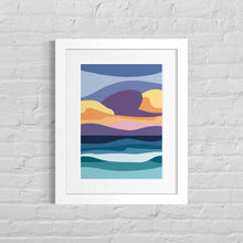 Load image into Gallery viewer, Storm Clouds Over The Sea – Fine Art Print A4
