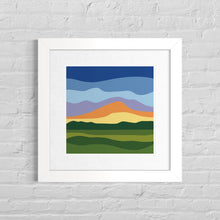 Load image into Gallery viewer, Sunrise Over The Fields – Fine Art Print 8x8&quot;
