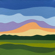 Load image into Gallery viewer, Sunrise over the Fields - Original Painting 8 x 8&quot;
