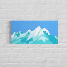 Load image into Gallery viewer, Tetons – Original Abstract Acrylic Painting 24 x 12 inches
