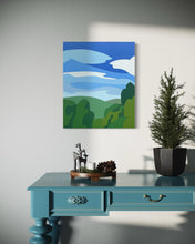 Load image into Gallery viewer, Morning View Over The Vale - Original painting 10 x 12&quot;
