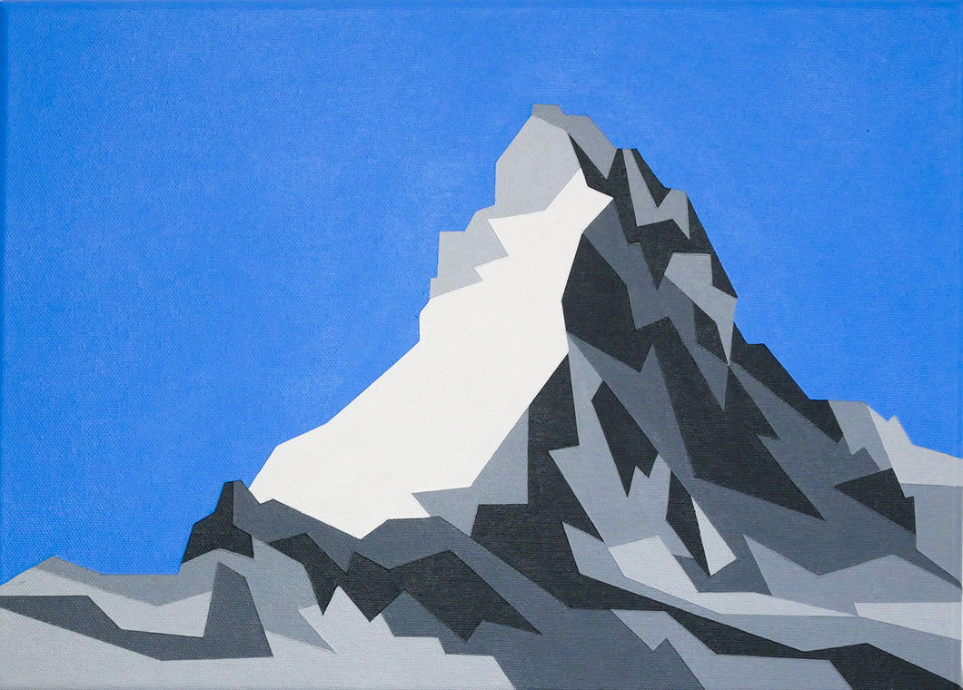 Matterhorn mountain landscape painting