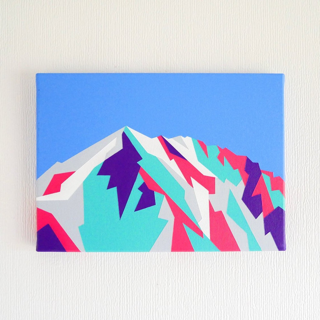 mont blanc mountain painting by snowbird artworks