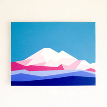 Load image into Gallery viewer, Mount Baker mountain painting by snowbird artworks
