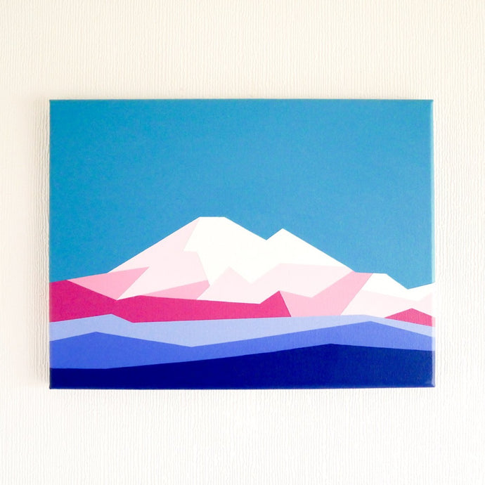 Mount Baker mountain painting by snowbird artworks