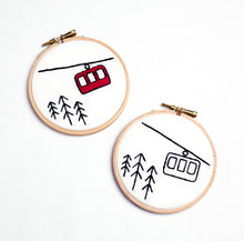 Load image into Gallery viewer, Ski gondola embroidery
