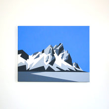 Load image into Gallery viewer, Vestrahorn original mountain painting 45x35cm
